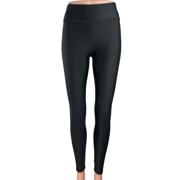 Terez Women's Black Pull On Mid Rise Athletic Fitness Stretch Ankle Leggings S - Picture 1 of 4